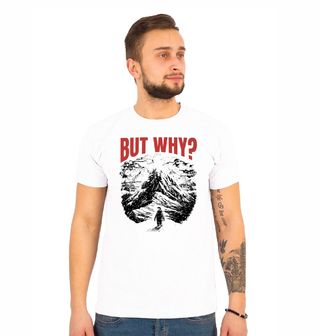 Obrázek 1 produktu Pánské tričko Nihilistický Tučňák But Why?