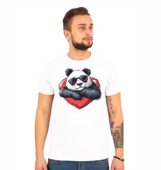 Obrázek 1 produktu Pánské tričko Cool Panda se Srdcem
