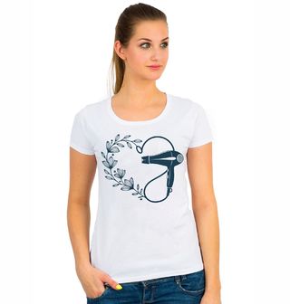 Obrázek 1 produktu Dámské tričko Srdce Kadeřnice