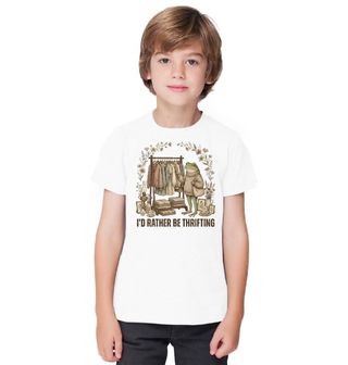 Obrázek 1 produktu Dětské tričko Žába na Nákupech I’d rather be thrifting