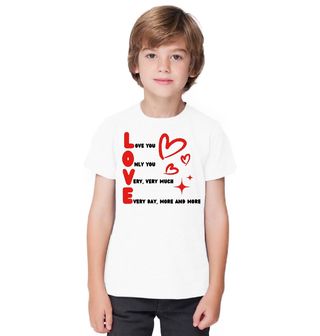 Obrázek 1 produktu Dětské tričko Miluji tě Love You Only You
