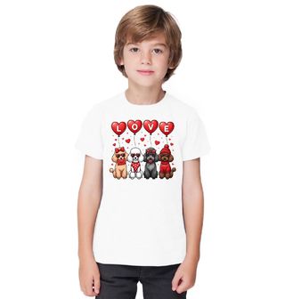Obrázek 1 produktu Dětské tričko Zamilovaní Pudlové LOVE
