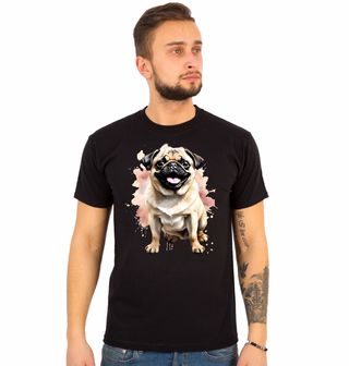 Obrázek 1 produktu Pánské tričko Usměvavý Mops