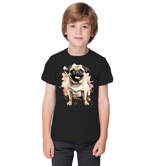Obrázek 1 produktu Dětské tričko Usměvavý Mops