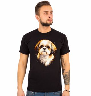 Obrázek 1 produktu Pánské tričko Elegantní Shih-tzu