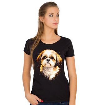 Obrázek 1 produktu Dámské tričko Elegantní Shih-tzu