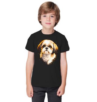Obrázek 1 produktu Dětské tričko Elegantní Shih-tzu