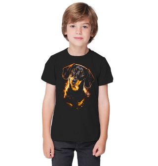 Obrázek 1 produktu Dětské tričko Věrný Pohled Jezevčíka