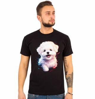 Obrázek 1 produktu Pánské tričko Usměvavý Bišonek