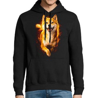 Obrázek 1 produktu Pánská mikina Usměvavý Shiba-inu v Běhu