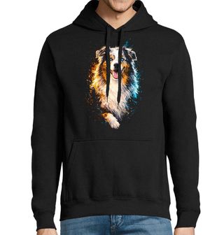 Obrázek 1 produktu Pánská mikina Usměvavý Australský ovčák Blue Merle