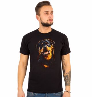 Obrázek 1 produktu Pánské tričko Poslušný Rotvajler