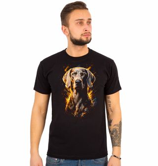 Obrázek 1 produktu Pánské tričko Hnědý Výmarský ohař