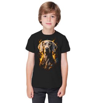 Obrázek 1 produktu Dětské tričko Hnědý Výmarský ohař