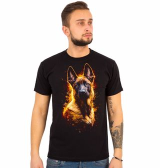 Obrázek 1 produktu Pánské tričko Štěně Belgického ovčáka Malinois