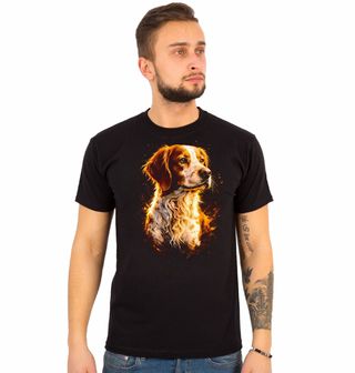 Obrázek 1 produktu Pánské tričko Elegantní Bretaňský ohař