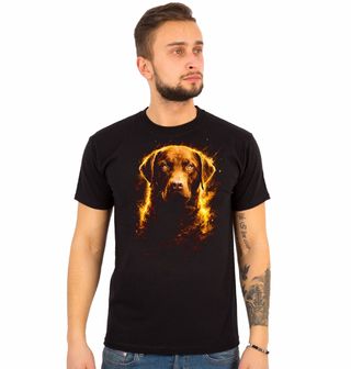 Obrázek 1 produktu Pánské tričko Hnědý Labradorský retrívr