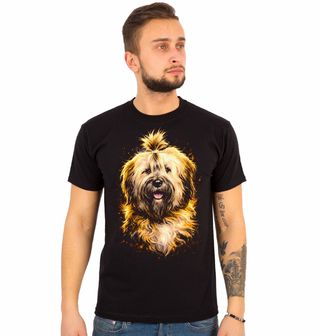 Obrázek 1 produktu Pánské tričko Zlatý Tibetský teriér