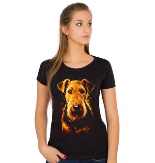 Obrázek 1 produktu Dámské tričko Erdelteriér Airedale teriér