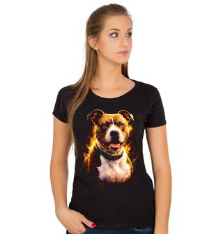 Obrázek 1 produktu Dámské tričko Americký pitbulteriér