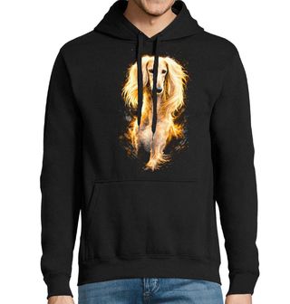 Obrázek 1 produktu Pánská mikina Perský chrt Saluki Bílý