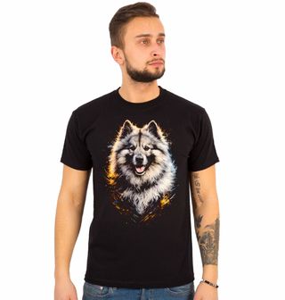 Obrázek 1 produktu Pánské tričko Vlčí špic Keeshond