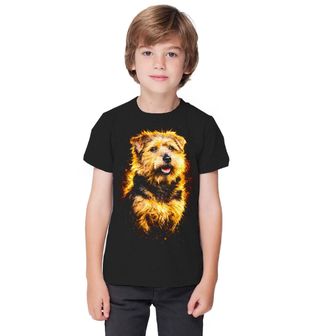 Obrázek 1 produktu Dětské tričko Zářivý Norfolský teriér