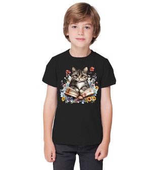 Obrázek 1 produktu Dětské tričko Kočka v Říši Příběhů