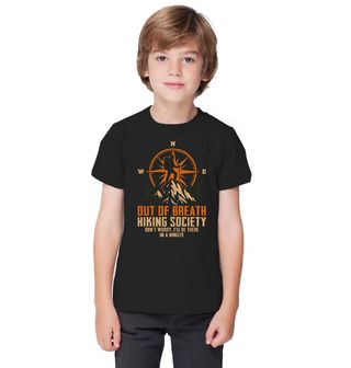 Obrázek 1 produktu Dětské tričko Spolek zadýchaných turistů Out of Breath Hiking Society