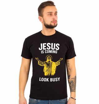 Obrázek 1 produktu Pánské tričko Ježís Přichází Jesus Is Coming