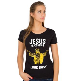 Obrázek 1 produktu Dámské tričko Ježís Přichází Jesus Is Coming