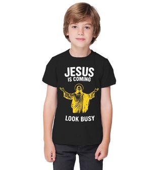 Obrázek 1 produktu Dětské tričko Ježís Přichází Jesus Is Coming