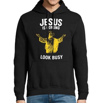 Obrázek 1 produktu Pánská mikina Ježís Přichází Jesus Is Coming