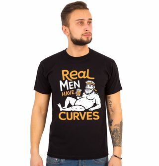 Obrázek 1 produktu Pánské tričko Skutečný Muž má Křivky Real Men Have Curves