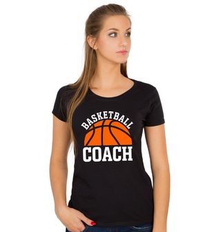 Obrázek 1 produktu Dámské tričko Trenér Basketbalu Basketball Coach