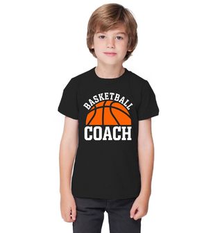 Obrázek 1 produktu Dětské tričko Trenér Basketbalu Basketball Coach