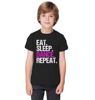 Obrázek 1 produktu Dětské tričko Jez Spi Tancuj Opakuj Eat Sleep Dance Repeat