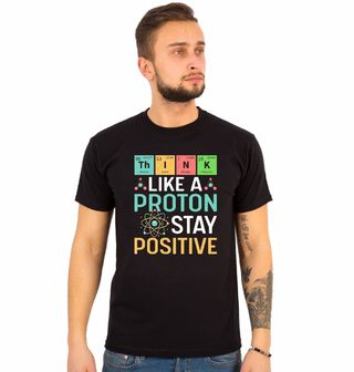 Obrázek 1 produktu Pánské tričko Mysli jako Proton Think Like a Proton