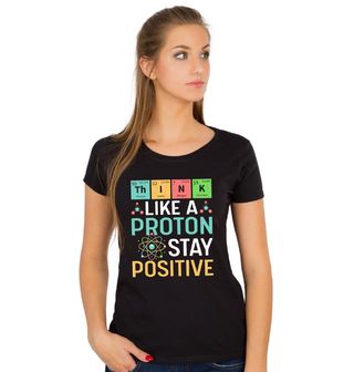 Obrázek 1 produktu Dámské tričko Mysli jako Proton Think Like a Proton