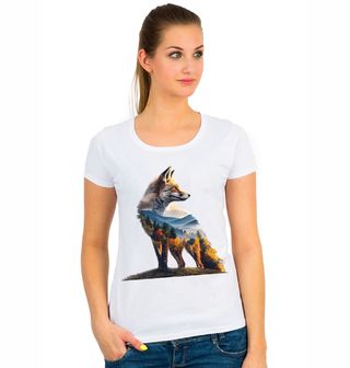 Obrázek 1 produktu Dámské tričko Moudrá Liška v Krajině