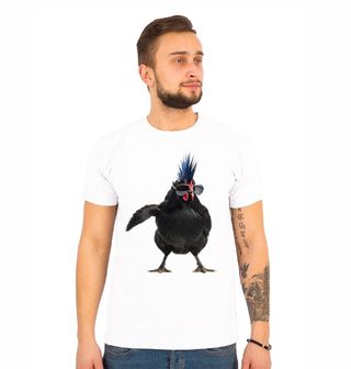Obrázek 1 produktu Pánské tričko Pankáč Slepice s Brýlemi