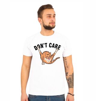 Obrázek 1 produktu Pánské tričko Bezstarostná Kočka Don't Care