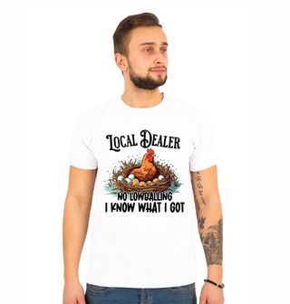 Obrázek 1 produktu Pánské tričko Slepice Local Dealer