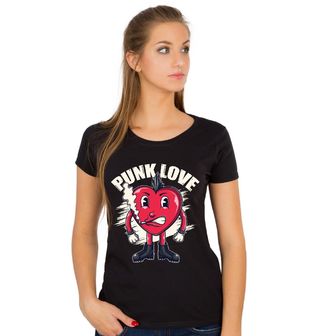 Obrázek 1 produktu Dámské tričko Láska k Punku Punk Love