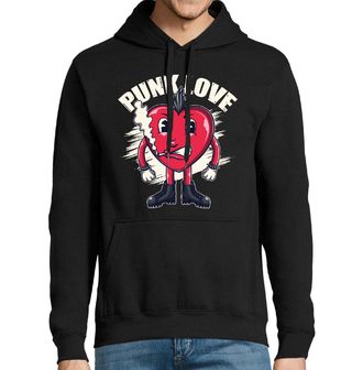 Obrázek 1 produktu Pánská mikina Láska k Punku Punk Love