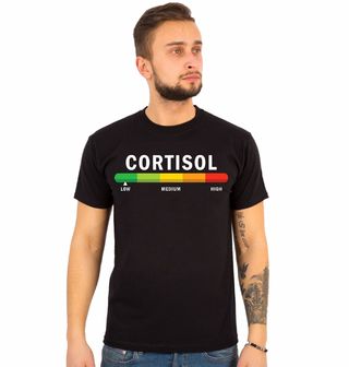Obrázek 1 produktu Pánské tričko Hladina Stresu Cortisol