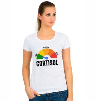 Obrázek 1 produktu Dámské tričko Hormon Stresu Cortisol