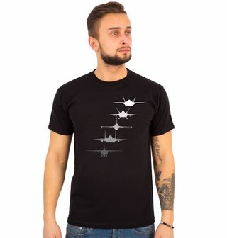 Obrázek 1 produktu Pánské tričko Stíhací Letadla v Akci