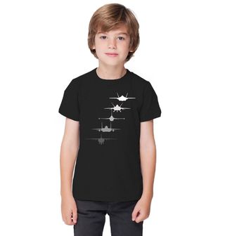 Obrázek 1 produktu Dětské tričko Stíhací Letadla v Akci