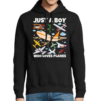 Obrázek 1 produktu Pánská mikina Jen kluk, který miluje letadla